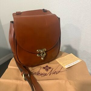 Patricia Nash Tan Heritage Roca Saddle Bag